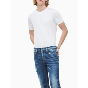Calvin Klein pánské bílé tričko Stretch - XL (YAF)